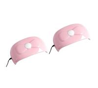FRCOLOR 2pcs Smart Led Screen Uv Nail Lamp Dual Light Sources Timer Infrared Sensor Nail Art Lamp for Home