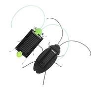 FRCOLOR 2pcs Solar Grasshoppers Bugs Solar Insect Insects Bug Boys Fake Roach Boys Education Educational Simulation Energy Powered