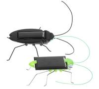FRCOLOR 2pcs Solar Powered Insect Simulation Educational Cockroach for Boys No Battery Required Engaging Tool for Students