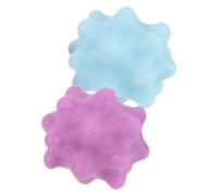 FRCOLOR 2pcs Spiky Foot Massage Ball for Trigger Point Therapy and Muscle, Firm Abs Material with Textured Design, Portable Acupressure Tool for Yoga and Home Relaxation