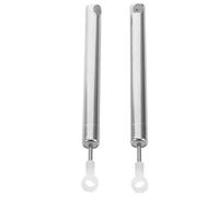 FRCOLOR 2pcs Steel Trash Can Dampers with Silent Soft Close Function, Bidirectional Sliding Gas Springs for Household and Office Garbage Bin Replacement Parts
