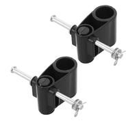 FRCOLOR 2pcs Stroller Wheel Axle Connectors with 2.5/2.2cm Hole Diameter, Plastic Material, Compatible with Buggy and Prams, Provides Firm Wheel Hold and Seamless Motion for Park Paths