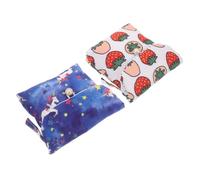 FRCOLOR 2pcs Stylish Period Storage Bag with Attractive Design Versatile Sanitary Napkin Organizer for Teens Compact Menstrual Pad Pouch for Coins and Essentials