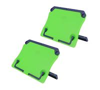 FRCOLOR 2pcs Tabletop Bookshelf Folding Design Abs Desktop Book Holder Stable Simple Style Practical Home Children Reading Stand