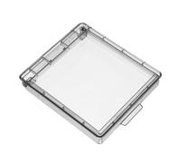 FRCOLOR 2pcs Transparent Adhesive Outlet Cover for Home and Hotel Use Electrical Socket Protector with Visible Indicator Window Dust and Splash Resistant Safety Plug Socket Guard