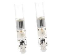 FRCOLOR 2pcs Transparent Plastic Water Flosser Pump Core Replacement with Brushless Dc Motor Irrigation Pump for Home and Travel Oral Cleaning