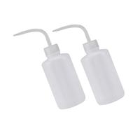FRCOLOR 2pcs Transparent PP Squeeze Water Bottles with Angled Spout and Measurement Marks for Lab Use and Indoor Plant Watering Flexible and Design