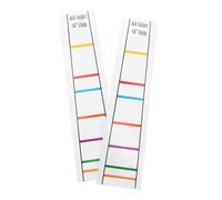 FRCOLOR 2pcs Transparent Violin Finger Position Markers Fretboard Decals for Violins Essential Guide for Beginner Players Placement for Learning Scales
