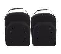 FRCOLOR 2pcs Travel Hat Box for Baseball Caps with Hard Eva Material, Wear Resistant and Practical Design, Portable Hat Carrier Case with Handle, Stylish and Simple Storage Solution