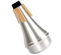 FRCOLOR 2pcs Trumpet Mute Lightweight Aluminum Alloy Practice Dampener for Musicians Enhance Technique Volume Control for Trumpet Players