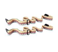 FRCOLOR 2pcs Ukulele Strap Rainbow Design Small Guitar Shoulder Strap Ukulele Sling for Home and Outdoor Use