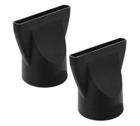 FRCOLOR 2pcs Universal Hair Dryer Nozzle Attachment For Salon Styling Concentrator And Diffuser Tips For Blow Dryers For Curly Hair Hairdressing Accessories Black