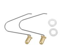 FRCOLOR 2pcs Universal Replacement Alloy Scooter Handlebar Locking Pin for Push Rod, Spring Loaded Height Adjustment Pin for Stroller and Scooter, for Everyday Outings and Family Trips