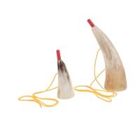 FRCOLOR 2pcs Viking Decor Viking Drinking Horn Party Performance Props Instrument Halloween Party Pirate Props