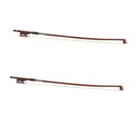 FRCOLOR 2Pcs Violin Bow for Beginners Natural Horsetail Weight Distribution Replacement for Violins Parts