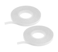 FRCOLOR 2pcs Water Soluble Double Sided Basting Tape for Sewing and Quilting White Pva Material Leaves No Residue for Fabric Temporary Fixing and Zipper Alignment