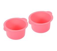 FRCOLOR 2pcs Wax Melt Hair Removal Warmer Replacement Silicone Bowl Wax Warmer Liner for Hair Removal Kit