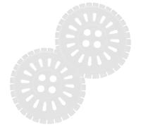 FRCOLOR 2pcs White Abs Washing Machine Press Plates for Noise and Vibration Reduction, Efficiency Enhancement, Universal Fit Semi Automatic Dryer Lid Replacement Accessory