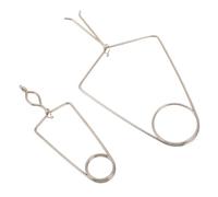 FRCOLOR 2pcs Wind Instrument Repair Clamps Set Flute Pad Clips and Saxophone Dent Clips Metal Welding Maintenance Tool for Trumpet Clarinet Oboe French Horn Repair