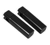 FRCOLOR 2pcs Window Blind Cord Pulls in Black, Sturdy Iron and Plastic Material with Universal Fit, for Roller and Vertical Blinds to Secure Curtains and Enhance Window Treatment