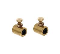 FRCOLOR 2pcs Wolf Tone Violin Mutes Copper Instrument Accessories with Elegant Appearance, Convenient to Carry, Effectively Suppress Wolf Notes for Practice and Performance