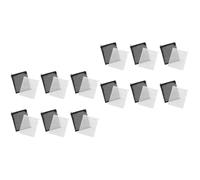 FRCOLOR 2sets Aquarium Filter Media Bags Zipper Bag for Aquarium 15x10cm White Black Mesh Bag for Pond 12pcs*2
