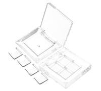 FRCOLOR 2sets Eye Shadow Box Square High Clarity Single Diy Eyeshadow Palette for Makeup Storage