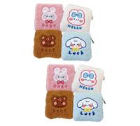 FRCOLOR 2sets Multi-Function Small Bag Sanitary Napkin Organizer Period Bag Tampon Storage Portable for Women 4pcs*2