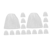 FRCOLOR 2sets Nail Dust Collector Bags Nail Art Vacuum Cleaner Bag Dust Collector Pouch for Easy to Install 10pcs*2