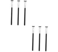 FRCOLOR 2sets Nose Makeup Brush Contour Brush Set Highlighter Soft Bristles Makeup Tool Portable Nose for Women 3pcs*2