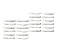 FRCOLOR 2sets Sequin Headband Women Hair Hoop White Hairband for Special Occasions 12pcs*2