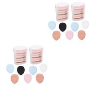 FRCOLOR 2sets Small Finger Makeup Powder Foundation Applicator for Women 3boxes*2