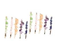 FRCOLOR 2sets Women Crystal Hair Clip Wedding Hairpin Birthday Barrette Hair Accessories 5pcs*2