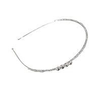 FRCOLOR 3 Pcs Beaded Bridal Hairband Navy Wedding Headpiece Sparkly Hair Accessory for Bride
