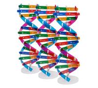 FRCOLOR 3 Pcs Interactive Double Helix Structure for Classroom Experiments Human Gene Education Enhance Science Learning Teamwork