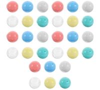 FRCOLOR 30pcs 25mm Mini Empty Round Capsules Set Plastic Candy Container Balls with Opening for DIY Vending Machine Prizes, Translucent and Colored Capsules for Party Favors, Christmas