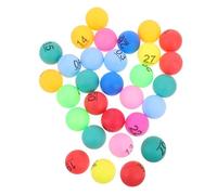 FRCOLOR 30pcs Bingo Balls with Numbers for Bingo Party Raffle and for Birthday Celebrations and Family Gatherings Enhances Entertainment and Fun