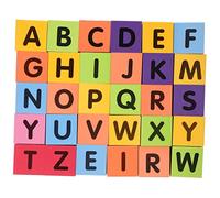 FRCOLOR 30pcs Colorful Eva English Letters Numbers Blocks Fun Bathing for Safe Shower Play Blocks Engaging Educational Bath Game for Boys Soft Foam