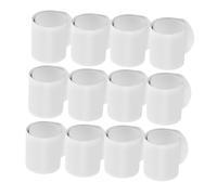 FRCOLOR 30pcs Diy Whiteboard Snap Ring Slap Bracelets for Boys and Girls Party Favors Plain Wristband Paintable Surface