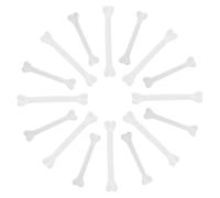 FRCOLOR 30pcs Fake Skeleton Bones with Hanging Holes Lightweight Halloween Decorations for Parties and Crafts for Creating Spooky Atmosphere and DIY Projects