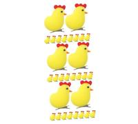 FRCOLOR 30pcs for Boys and Girls Small Chicken Hair Clips Adorable Easter Hair Accessories for Girls