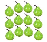 FRCOLOR 30pcs Fruit Models Foam Fruits Pear Shape Natural Life-like Foam Fine Workmanship Realistic Texture Garden Decoration