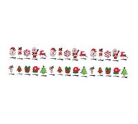FRCOLOR 30pcs Girls Christmas Hairpin Hair Clips Christmas Barrettes Boys and Girls Hair Bows Xmas Clip Boys and Snap Random Style