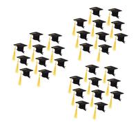 FRCOLOR 30pcs Graduation Cap Hair Clips for Boys and Girls Adults Mini Hair Pins Tassel Graduation Accessories for Party