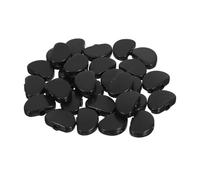 FRCOLOR 30pcs Guitar Tuning Pegs Replacement for Acoustic and Electric Bass Guitars with Black Plastic Material, User-friendly Design, and Universal Fit for Precise Pitch Control