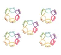 FRCOLOR 30pcs Hair Ties Bows for Girls Ponytail Holders Boys and Girls Rubber Band Hair Ties
