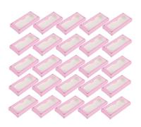 FRCOLOR 30pcs Lash Holder False Eyelash Packaging Box with Transparent Cover Eyelash Storage Case for Salon and Personal Use Keep Fake Lashes Shape and Organized