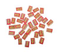 FRCOLOR 30pcs Miniature Sacred Hanging Ornaments Tiny Buddhist Paper Scrolls Mini Spiritual Decor for Home Office Blessing Gifts Paper Craft