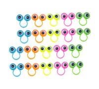 FRCOLOR 30Pcs Movable Eyeball Finger Puppet Rings Portable for Creative Play Eye Finger for Party Favors and Classroom Rewards Fun Activity Rings for Boys