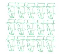 FRCOLOR 30pcs Reusable Plastic Saline Bottle Net Holders with Transparent Drip Covers Quick Installation Hospital Supply for Infusion Bottles Capacity